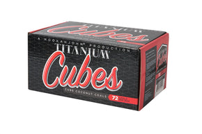 Titanium Coconut Coal "The CUBE" 72ct 1Kg Box