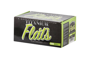 Titanium Coconut Coal 108ct 1Kg Box FLATS