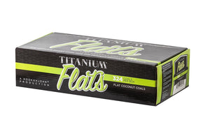 Titanium Coconut Coal TITAN Pack 3Kg Box FLATS