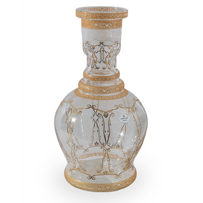 Czech Mate Jumbo Hookah Base Persa Golden White Decor
