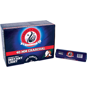 STARBUZZ PREMIUM COCONUT INSTANT LIGHT CHARCOAL 40MM