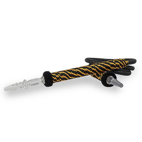 Black and Yellow Washable Hookah Hose