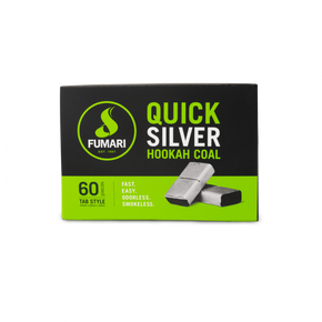 FUMARI QUICK SILVER HOOKAH COAL - 60 PIECES