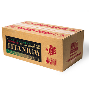 Titanium Coconut Coal "The CUBE" 10Kg Lounge Box
