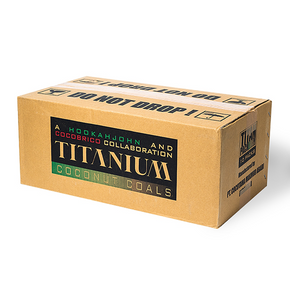 Titanium Coconut Coal 10Kg Lounge Box FLATS